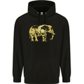 Elephant Ecology Animal Childrens Kids Hoodie Black