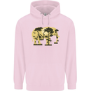 Elephant Ecology Animal Childrens Kids Hoodie Light Pink