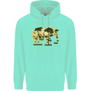 Elephant Ecology Animal Childrens Kids Hoodie Peppermint