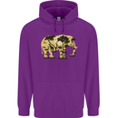 Elephant Ecology Animal Childrens Kids Hoodie Purple