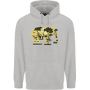 Elephant Ecology Animal Childrens Kids Hoodie Sports Grey