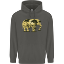 Elephant Ecology Animal Childrens Kids Hoodie Storm Grey