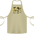 Elephant Ecology Animal Cotton Apron 100% Organic Khaki