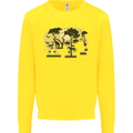 Elephant Ecology Animal Kids Sweatshirt Jumper Yellow