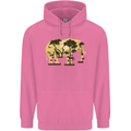 Elephant Ecology Animal Mens 80% Cotton Hoodie Azelea