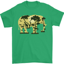 Elephant Ecology Animal Mens T-Shirt Cotton Gildan Irish Green