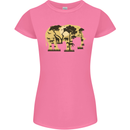 Elephant Ecology Animal Womens Petite Cut T-Shirt Azalea