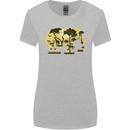 Elephant Ecology Animal Womens Wider Cut T-Shirt Sports Grey