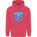 Elephant Mandala Art Childrens Kids Hoodie Heliconia