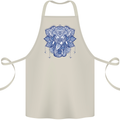 Elephant Mandala Art Cotton Apron 100% Organic Natural