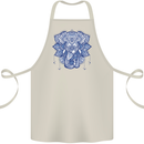 Elephant Mandala Art Cotton Apron 100% Organic Natural