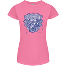 Elephant Mandala Art Womens Petite Cut T-Shirt Azalea