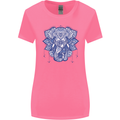 Elephant Mandala Art Womens Wider Cut T-Shirt Azalea