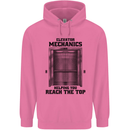 Elevator Mechanic Lift Engineer Childrens Kids Hoodie Azalea