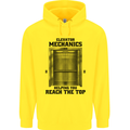Elevator Mechanic Lift Engineer Childrens Kids Hoodie Yellow