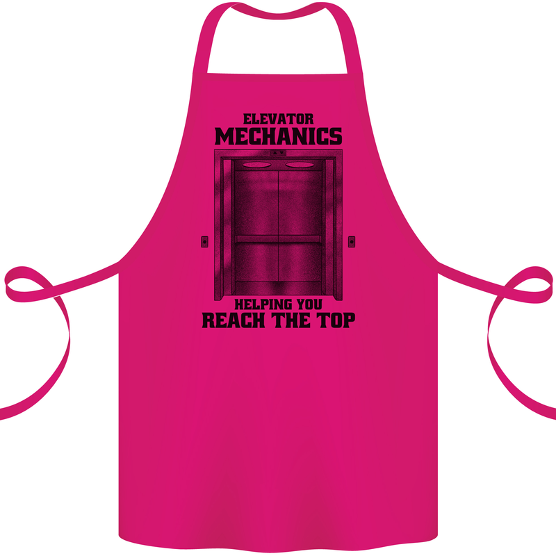 Elevator Mechanic Lift Engineer Cotton Apron 100% Organic Pink