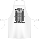 Elevator Mechanic Lift Engineer Cotton Apron 100% Organic White