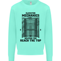 Elevator Mechanic Lift Engineer Kids Sweatshirt Jumper Peppermint