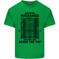 Elevator Mechanic Lift Engineer Kids T-Shirt Childrens Irish Green