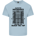 Elevator Mechanic Lift Engineer Kids T-Shirt Childrens Light Blue