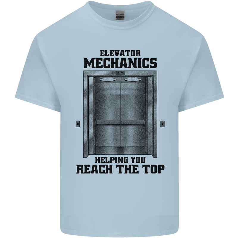 Elevator Mechanic Lift Engineer Kids T-Shirt Childrens Light Blue