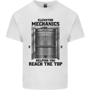 Elevator Mechanic Lift Engineer Kids T-Shirt Childrens White