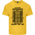 Elevator Mechanic Lift Engineer Kids T-Shirt Childrens Yellow