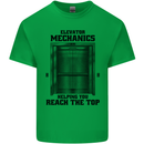 Elevator Mechanic Lift Engineer Mens Cotton T-Shirt Tee Top Irish Green