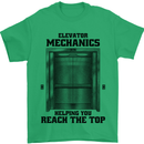 Elevator Mechanic Lift Engineer Mens T-Shirt 100% Cotton Irish Green