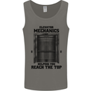 Elevator Mechanic Lift Engineer Mens Vest Tank Top Charcoal