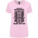 Elevator Mechanic Lift Engineer Womens Wider Cut T-Shirt Light Pink
