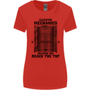 Elevator Mechanic Lift Engineer Womens Wider Cut T-Shirt Red