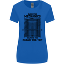 Elevator Mechanic Lift Engineer Womens Wider Cut T-Shirt Royal Blue