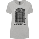 Elevator Mechanic Lift Engineer Womens Wider Cut T-Shirt Sports Grey