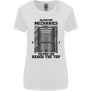 Elevator Mechanic Lift Engineer Womens Wider Cut T-Shirt White