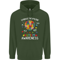 Embrace the Amazing Autism Autistic ASD Childrens Kids Hoodie Forest Green