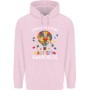 Embrace the Amazing Autism Autistic ASD Childrens Kids Hoodie Light Pink