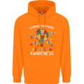 Embrace the Amazing Autism Autistic ASD Childrens Kids Hoodie Orange