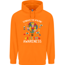 Embrace the Amazing Autism Autistic ASD Childrens Kids Hoodie Orange