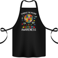 Embrace the Amazing Autism Autistic ASD Cotton Apron 100% Organic Black