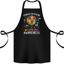Embrace the Amazing Autism Autistic ASD Cotton Apron 100% Organic Black