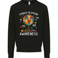 Embrace the Amazing Autism Autistic ASD Kids Sweatshirt Jumper Black
