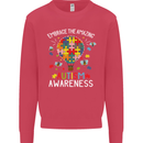 Embrace the Amazing Autism Autistic ASD Kids Sweatshirt Jumper Heliconia