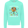 Embrace the Amazing Autism Autistic ASD Kids Sweatshirt Jumper Peppermint