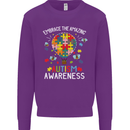 Embrace the Amazing Autism Autistic ASD Kids Sweatshirt Jumper Purple