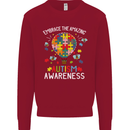Embrace the Amazing Autism Autistic ASD Kids Sweatshirt Jumper Red