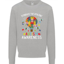 Embrace the Amazing Autism Autistic ASD Kids Sweatshirt Jumper Sports Grey