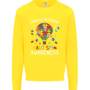 Embrace the Amazing Autism Autistic ASD Kids Sweatshirt Jumper Yellow