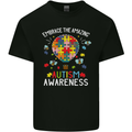 Embrace the Amazing Autism Autistic ASD Mens Cotton T-Shirt Tee Top Black