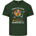 Embrace the Amazing Autism Autistic ASD Mens Cotton T-Shirt Tee Top Forest Green